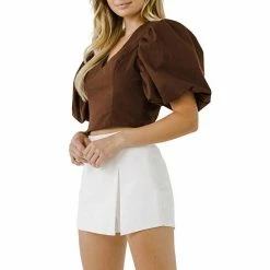 Endless Rose Exaggerated Sleeve Crop Top 4 Endless Rose Exaggerated Sleeve Crop Top -Endless Rose shop unnamed file 804