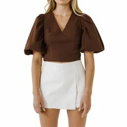 Endless Rose Exaggerated Sleeve Crop Top 5 Endless Rose Exaggerated Sleeve Crop Top -Endless Rose shop unnamed file 805