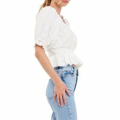 Endless Rose Floral Embroidered Smocked Off Shoulder Top 4 Endless Rose Floral Embroidered Smocked Off Shoulder Top -Endless Rose shop unnamed file 808