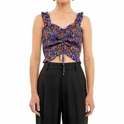 Endless Rose Floral Print Smocked Top 9 Endless Rose Floral Print Smocked Top -Endless Rose shop unnamed file 813