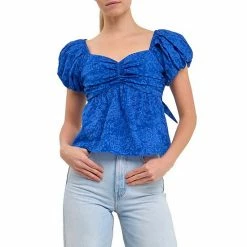 Endless Rose Floral Bow Tied Top