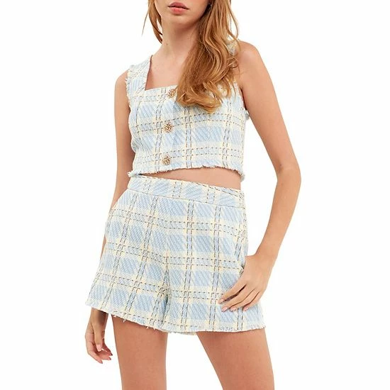 Endless Rose Tweed Cropped Tank Top Endless Rose Tweed Cropped Tank Top -Endless Rose shop unnamed file 852