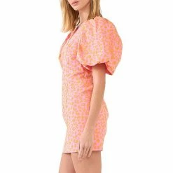 Endless Rose Leopard Printed Mini Dress With Puff Sleeves -Endless Rose shop unnamed file 932