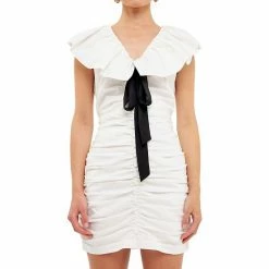 Endless Rose Balloon Ruffle Pleated Mini Dress -Endless Rose shop unnamed file 949