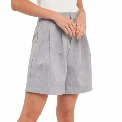 Endless Rose Pleated Tailored Shorts -Endless Rose shop unnamed file 979